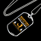 Hunting Is Relaxing Necklace Stainless Steel or 18k Gold Dog Tag 24" Chain-Express Your Love Gifts