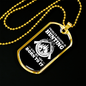 Hunting Is Savage Pleasure Necklace Stainless Steel or 18k Gold Dog Tag 24" Chain-Express Your Love Gifts