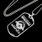 Hunting Is Savage Pleasure Necklace Stainless Steel or 18k Gold Dog Tag 24" Chain-Express Your Love Gifts