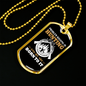 Hunting Is Savage Pleasure White Necklace Stainless Steel or 18k Gold Dog Tag 24" Chain-Express Your Love Gifts