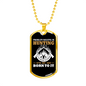 Hunting Is Savage Pleasure White Necklace Stainless Steel or 18k Gold Dog Tag 24" Chain-Express Your Love Gifts