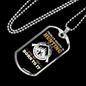 Hunting Is Savage Pleasure White Necklace Stainless Steel or 18k Gold Dog Tag 24" Chain-Express Your Love Gifts