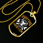 Hunting Is Who I Am Necklace Stainless Steel or 18k Gold Dog Tag 24" Chain-Express Your Love Gifts