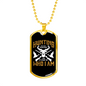 Hunting Is Who I Am Necklace Stainless Steel or 18k Gold Dog Tag 24" Chain-Express Your Love Gifts