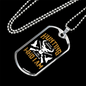 Hunting Is Who I Am Necklace Stainless Steel or 18k Gold Dog Tag 24" Chain-Express Your Love Gifts