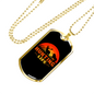 Hunting Life Necklace Stainless Steel or 18k Gold Dog Tag 24" Chain-Express Your Love Gifts