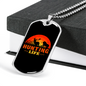 Hunting Life Necklace Stainless Steel or 18k Gold Dog Tag 24" Chain-Express Your Love Gifts