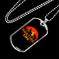 Hunting Life Necklace Stainless Steel or 18k Gold Dog Tag 24" Chain-Express Your Love Gifts
