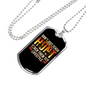 Hunting Lifestyle Necklace Stainless Steel or 18k Gold Dog Tag 24" Chain-Express Your Love Gifts