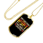 Hunting Lifestyle Necklace Stainless Steel or 18k Gold Dog Tag 24" Chain-Express Your Love Gifts