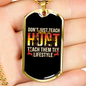 Hunting Lifestyle Necklace Stainless Steel or 18k Gold Dog Tag 24" Chain-Express Your Love Gifts