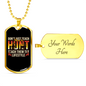 Hunting Lifestyle Necklace Stainless Steel or 18k Gold Dog Tag 24" Chain-Express Your Love Gifts