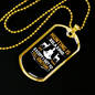 Hunting Like Yoga Necklace Stainless Steel or 18k Gold Dog Tag 24" Chain-Express Your Love Gifts