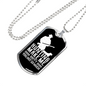 Hunting Makes Me Happy Necklace Stainless Steel or 18k Gold Dog Tag 24" Chain-Express Your Love Gifts
