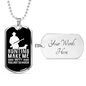 Hunting Makes Me Happy Necklace Stainless Steel or 18k Gold Dog Tag 24" Chain-Express Your Love Gifts