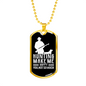 Hunting Makes Me Happy Necklace Stainless Steel or 18k Gold Dog Tag 24" Chain-Express Your Love Gifts