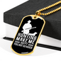Hunting Makes Me Happy Necklace Stainless Steel or 18k Gold Dog Tag 24" Chain-Express Your Love Gifts