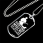 Hunting Makes Me Happy Necklace Stainless Steel or 18k Gold Dog Tag 24" Chain-Express Your Love Gifts