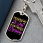 Hunting My Favorite Season Keychain Stainless Steel or 18k Gold Dog Tag Keyring-Express Your Love Gifts