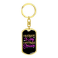 Hunting My Favorite Season Keychain Stainless Steel or 18k Gold Dog Tag Keyring-Express Your Love Gifts