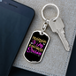 Hunting My Favorite Season Keychain Stainless Steel or 18k Gold Dog Tag Keyring-Express Your Love Gifts
