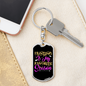 Hunting My Favorite Season Keychain Stainless Steel or 18k Gold Dog Tag Keyring-Express Your Love Gifts