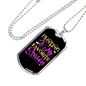 Hunting My Favorite Season Necklace Stainless Steel or 18k Gold Dog Tag 24" Chain-Express Your Love Gifts