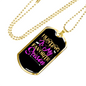 Hunting My Favorite Season Necklace Stainless Steel or 18k Gold Dog Tag 24" Chain-Express Your Love Gifts