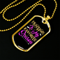 Hunting My Favorite Season Necklace Stainless Steel or 18k Gold Dog Tag 24" Chain-Express Your Love Gifts