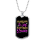 Hunting My Favorite Season Necklace Stainless Steel or 18k Gold Dog Tag 24" Chain-Express Your Love Gifts