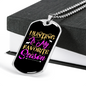 Hunting My Favorite Season Necklace Stainless Steel or 18k Gold Dog Tag 24" Chain-Express Your Love Gifts
