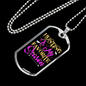 Hunting My Favorite Season Necklace Stainless Steel or 18k Gold Dog Tag 24" Chain-Express Your Love Gifts