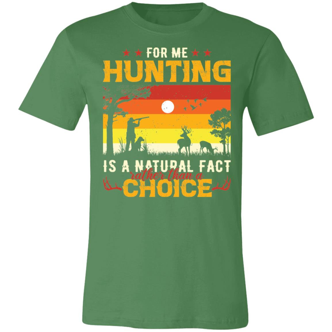 Hunting Natural Fact Black Hunter Gift T-Shirt-Express Your Love Gifts