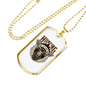Hunting Not A Proper Employment Necklace Stainless Steel or 18k Gold Dog Tag 24" Chain-Express Your Love Gifts