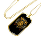 Hunting Problem Solving Necklace Stainless Steel or 18k Gold Dog Tag 24" Chain-Express Your Love Gifts