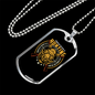 Hunting Problem Solving Necklace Stainless Steel or 18k Gold Dog Tag 24" Chain-Express Your Love Gifts