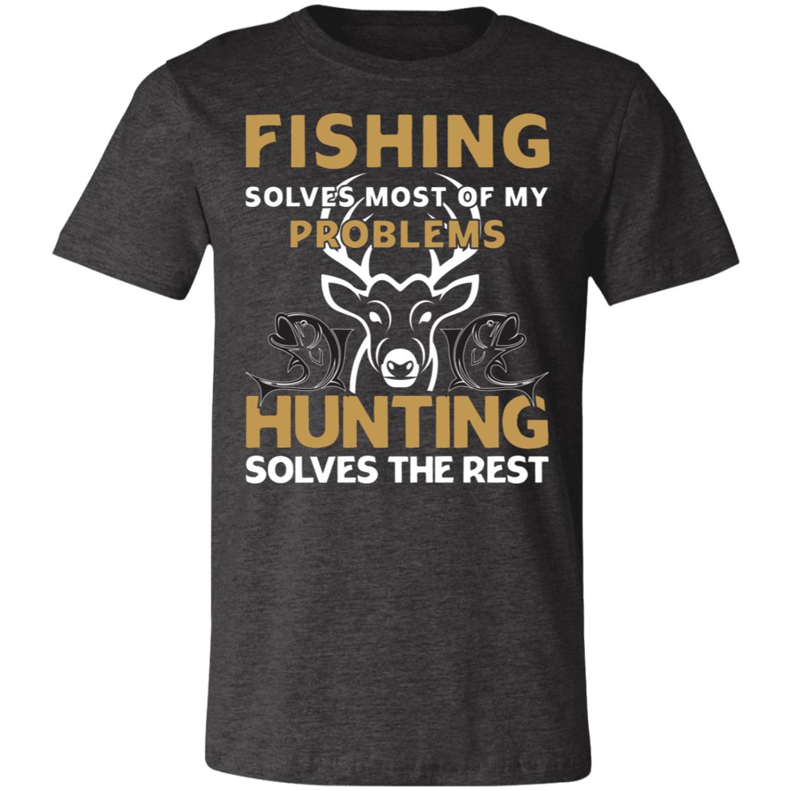 Hunting Solves the Problem Hunter Gift T-Shirt-Express Your Love Gifts