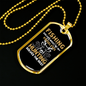 Hunting Solves The Problem Necklace Stainless Steel or 18k Gold Dog Tag 24" Chain-Express Your Love Gifts