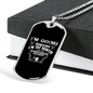 Hunting The Hunter Necklace Stainless Steel or 18k Gold Dog Tag 24" Chain-Express Your Love Gifts