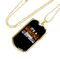 Hunting Thing Alright Necklace Stainless Steel or 18k Gold Dog Tag 24" Chain-Express Your Love Gifts