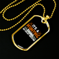 Hunting Thing Alright Necklace Stainless Steel or 18k Gold Dog Tag 24" Chain-Express Your Love Gifts