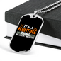 Hunting Thing Alright Necklace Stainless Steel or 18k Gold Dog Tag 24" Chain-Express Your Love Gifts