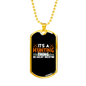 Hunting Thing Alright Necklace Stainless Steel or 18k Gold Dog Tag 24" Chain-Express Your Love Gifts