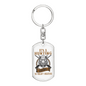 Hunting Thing Don'T Understand Keychain Stainless Steel or 18k Gold Dog Tag Keyring-Express Your Love Gifts