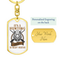 Hunting Thing Don'T Understand Keychain Stainless Steel or 18k Gold Dog Tag Keyring-Express Your Love Gifts