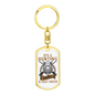 Hunting Thing Don'T Understand Keychain Stainless Steel or 18k Gold Dog Tag Keyring-Express Your Love Gifts
