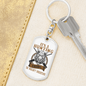 Hunting Thing Don'T Understand Keychain Stainless Steel or 18k Gold Dog Tag Keyring-Express Your Love Gifts
