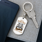 Hunting Thing Don'T Understand Keychain Stainless Steel or 18k Gold Dog Tag Keyring-Express Your Love Gifts