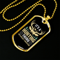 Hunting Thing Necklace Stainless Steel or 18k Gold Dog Tag 24" Chain-Express Your Love Gifts