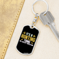 Hunting Thing You Don'T Understand Keychain Stainless Steel or 18k Gold Dog Tag Keyring-Express Your Love Gifts